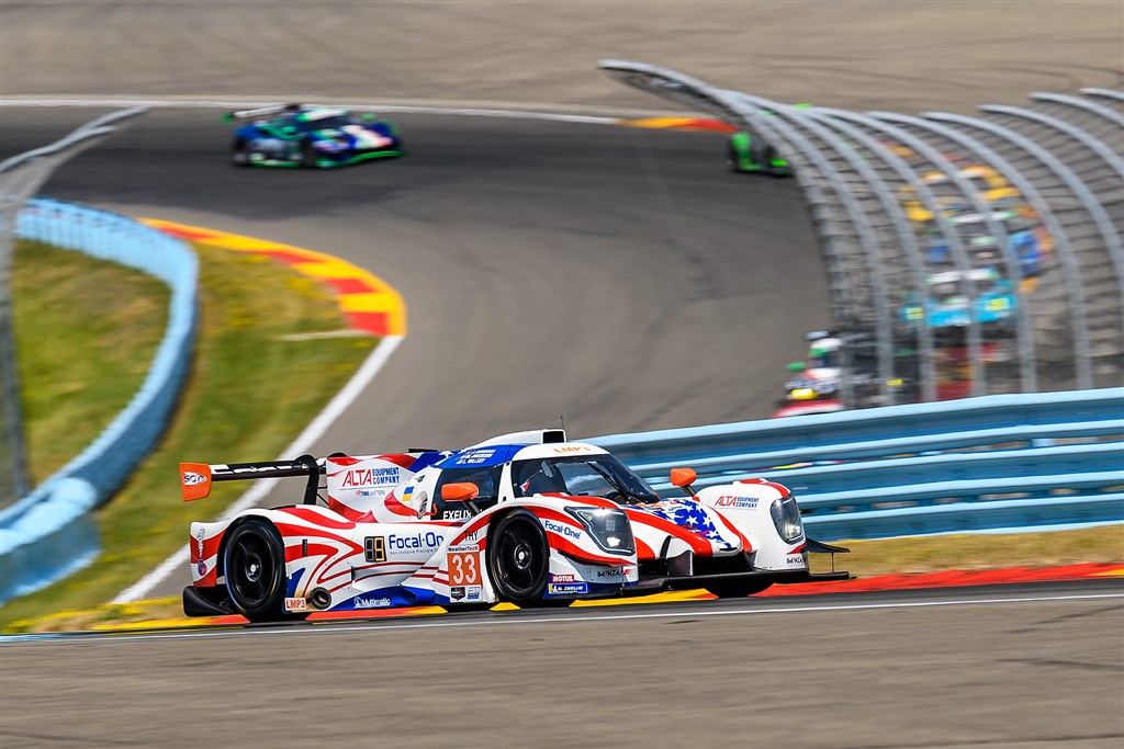 Banen var fed, men det var ikke meget, Malthe nåede at køre på den
(Foto: Bob Chapman, Autosport Image)